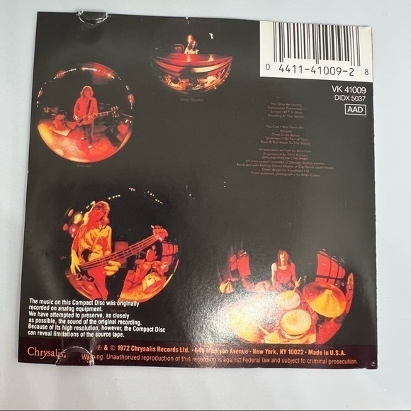 Euc - Ten Years After Rock & Roll Music To The World CD Chrysalis VK 41009 RARE - Picture 7 of 8